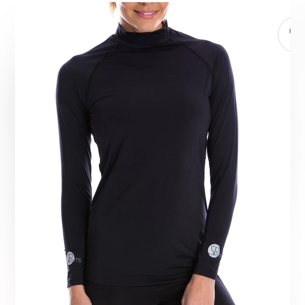 SParms Sun Protection Body‎ Warm UPF 50+ Large Black NEW